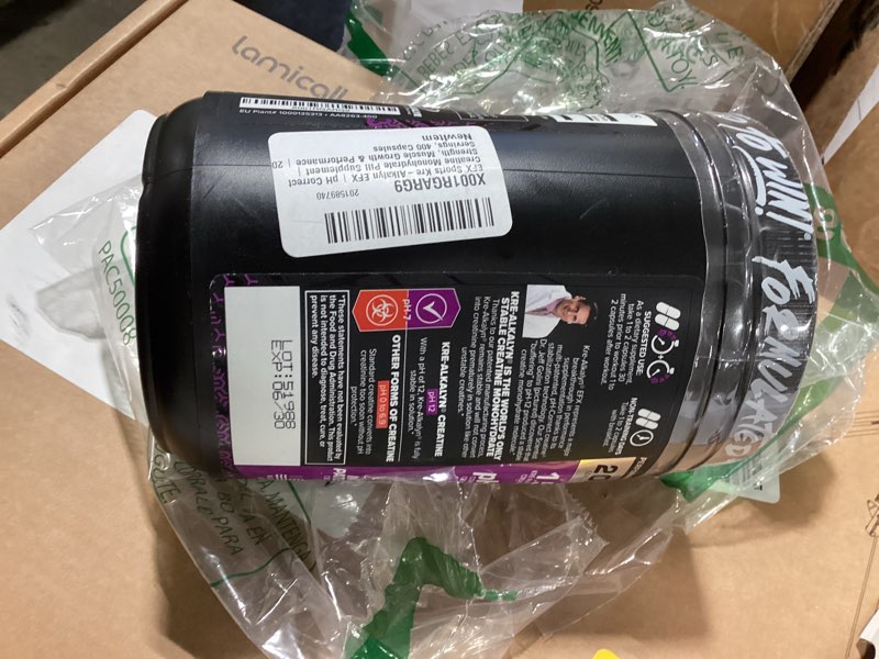 Condition photo showing New/Like New for similiar productefx sports kre-alkalyn efx | ph correct creatine monohydrate pill supplement | strength, muscle growth & performance | 200 servings, 400 capsules
