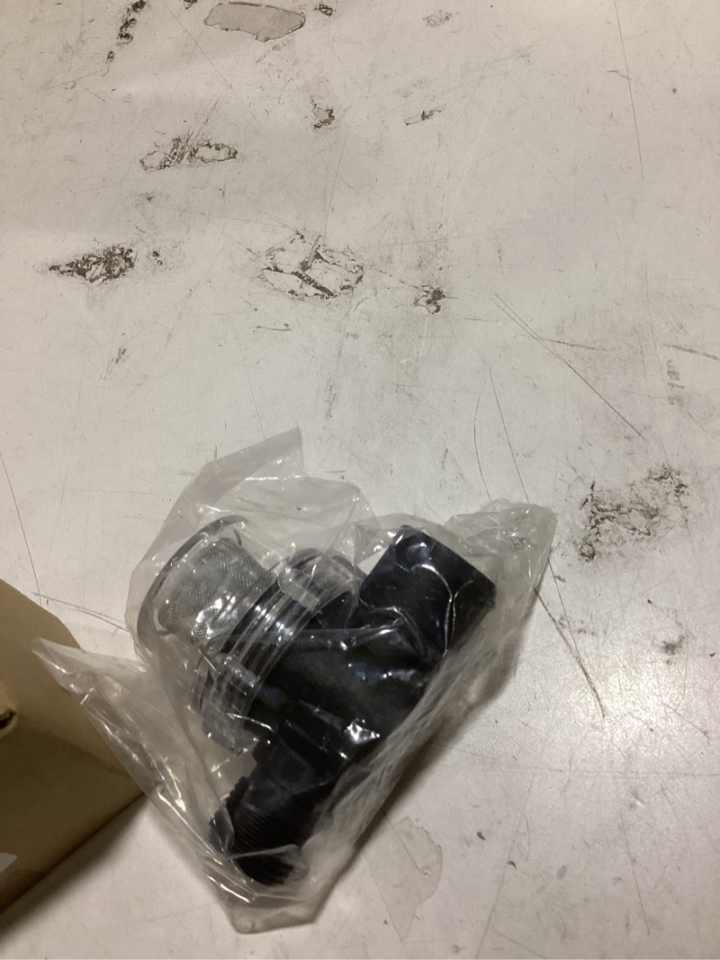 Condition photo showing As Is for water pump filter 255-213 equipped with a 50 mesh stainless steel filter screen for filtering impurities, used for water pumps, pressure cleaners, rvs, ships, and gardens