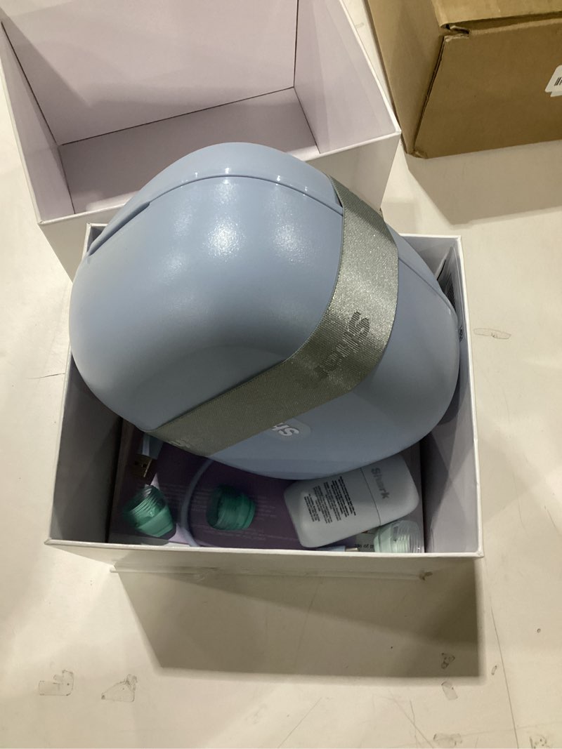 Condition photo showing New/Like New for Shark FacialPro Glow at-Home Hydro-Powered Facial System with DePuffi Hot & Cold Therapy – Professional Spa Skincare Device for Pore Cleansing, Hydration, & Radiant Glow, Blue, FH320