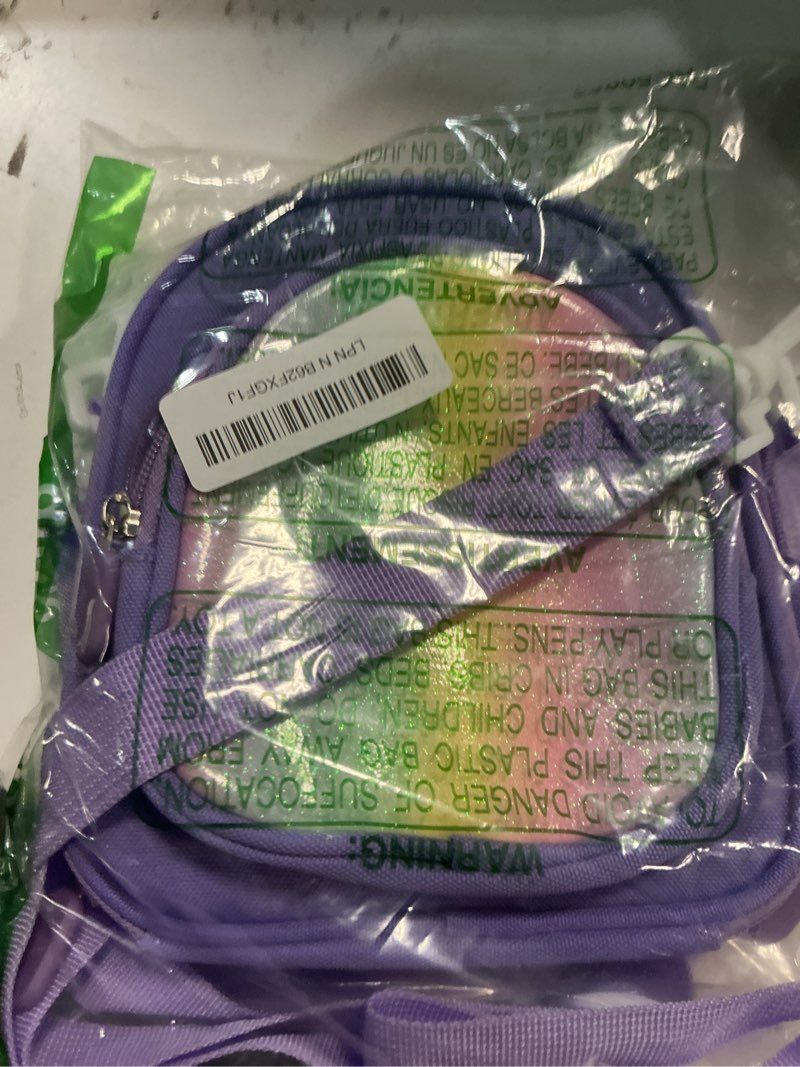 Condition photo showing New/Like New for carrying case compatible with yoto mini (2024 edition),30 cards storage bag with handle and shoulder strap, travel storage box for player & headphone accessories (purple)