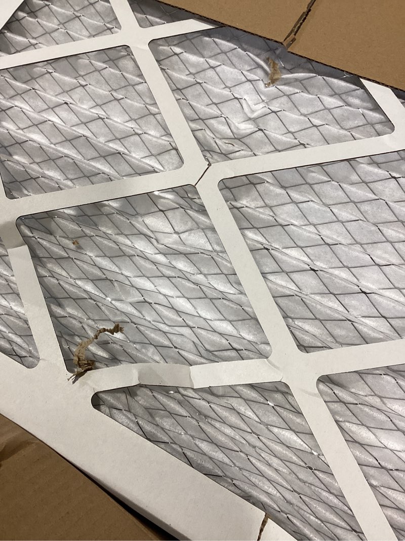 Condition photo showing New/Like New for 20x23x1 (6-pack) merv 13 pleated air filter (actual size: 19.75"x22.75"x0.75") mpr 1900 & fpr 10, furnace air filters,20x23x1 air filter 20x23x1 6-pack merv-13