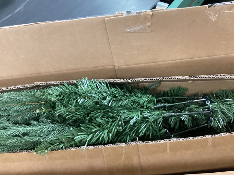 Condition photo showing Good Condition for Sunnyglade 4ft Artificial Christmas Tree with 240 LED Lights (Not pre-lit), Xmas Tree Full Tree with 300 Branch Tips & 11 Modes Light, RGB & Warm White Light, Foldable Stand for Home, Party Decor Green 4ft