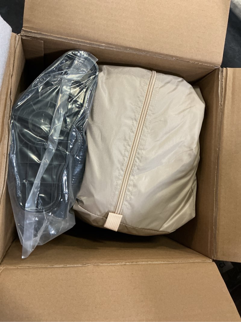 Condition photo showing New/Like New for taili inflatable blow up tent for camping with hand pump for 2/4/6/8 person, easy setup outdoor inflatable oxford waterproof air tent house for family camping adult 4 person 7.54 x 7.54ft khaki