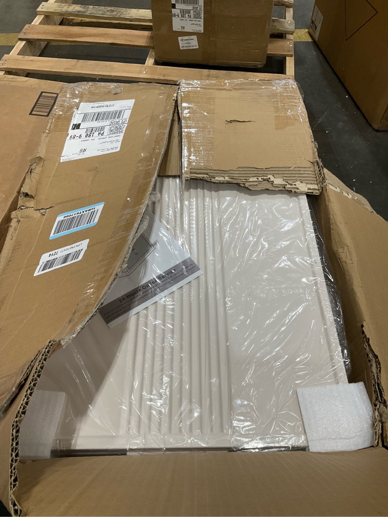 Condition photo showing Good Condition for SAILUN 136Gal/543Qt Stackable Storage Bins Folding Collapsible Storage Bins with Lid, Closet Organizers and Storage Box with Door Beige 26" W x 17" D x 71" H 26" W x 17" D x 71" H Beige