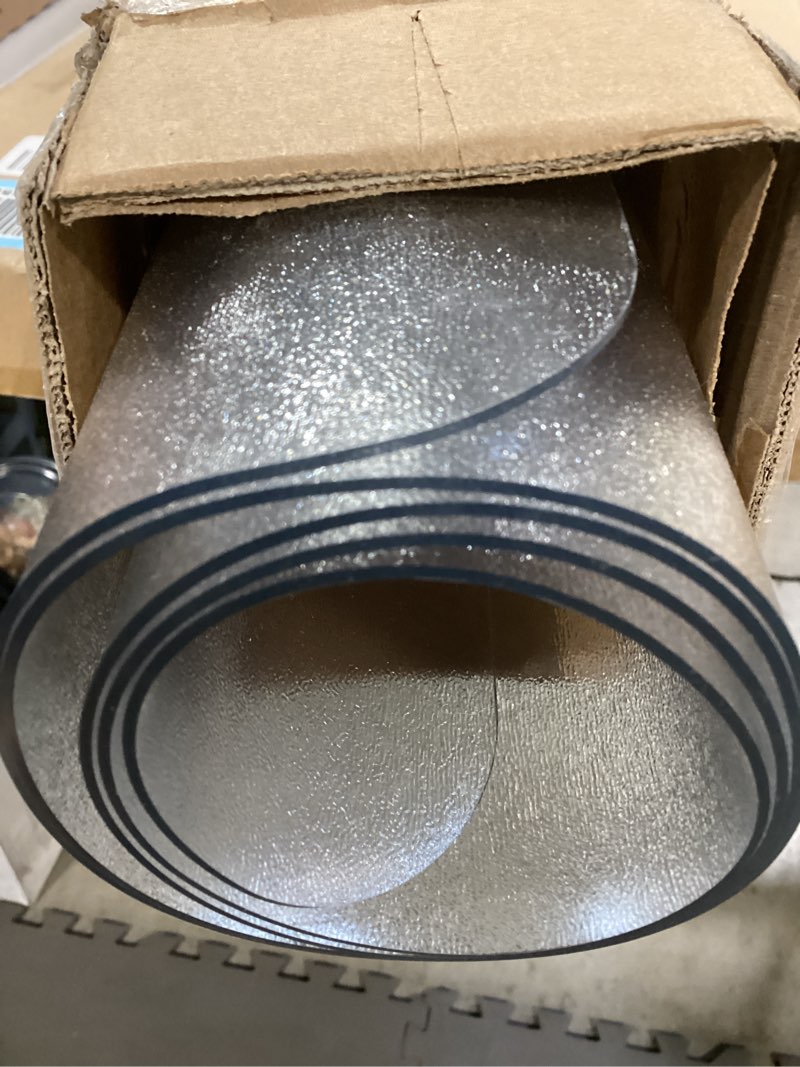 ilyapa office desk pad, clear textured mat - 47x23 inch plastic clear desk protector for home or off