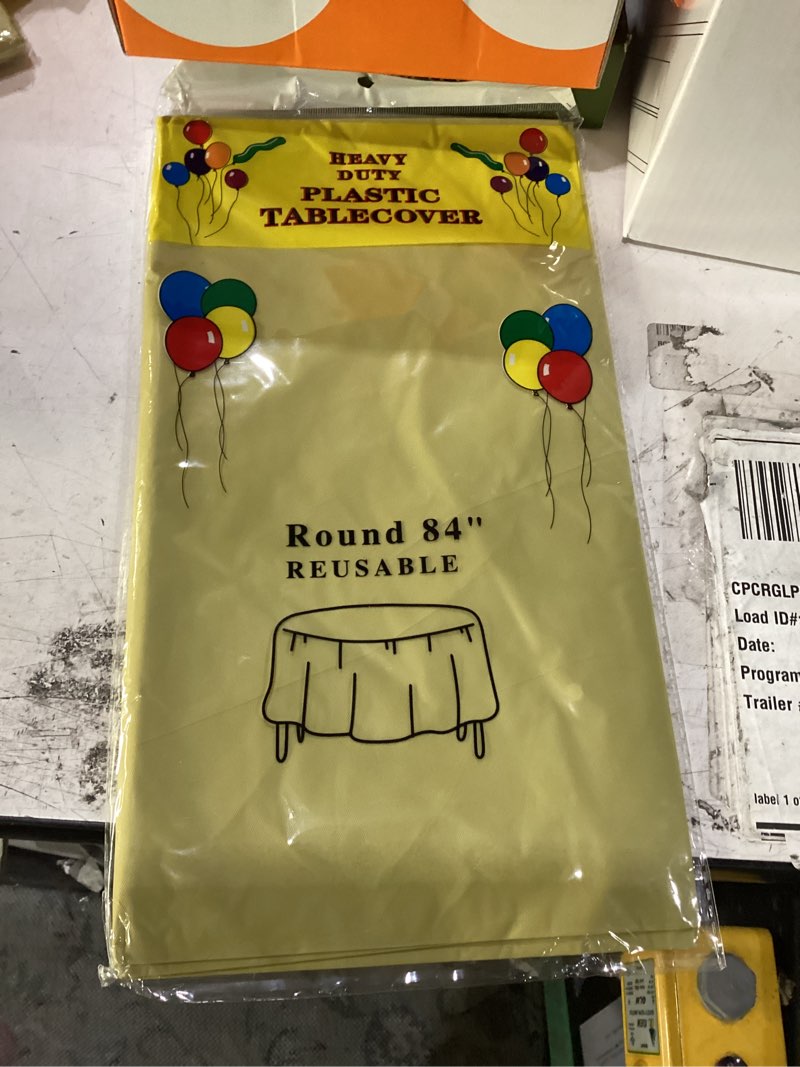 plastic table cover