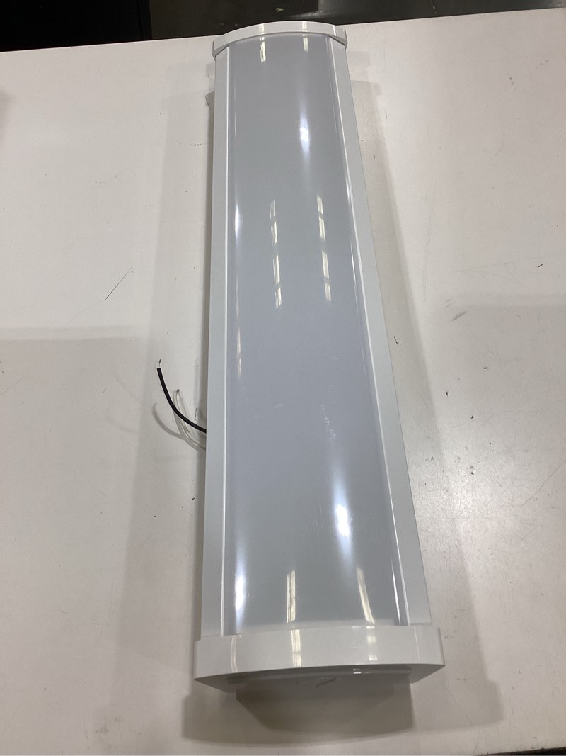 Condition photo showing As Is for lithonia lighting 4-ft 2900 -lumen cool white led wraparound light