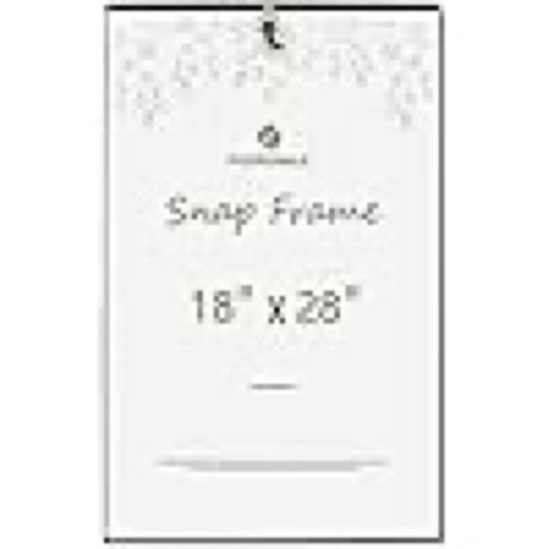 18x28 poster frame, plexiglass, black snap frames, coating aluminum profile, display horizontally & vertically?1pcs?