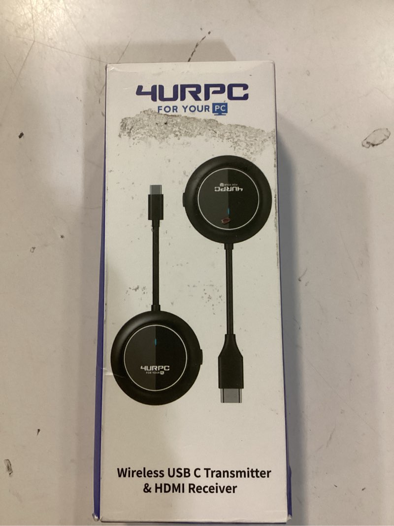Condition photo showing New/Like New for wireless hdmi transmitter and receiver 4k@30hz, 2.4g/5g plug & play usb-c wireless display adapter & hdmi extender with pd 3.0, stream video and audio to tv/monitor/projector from laptop/pc/ipad/phone