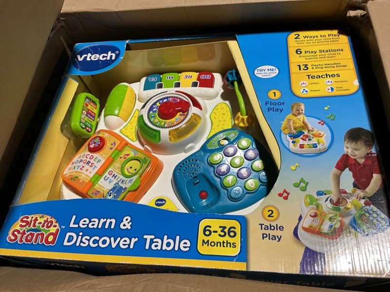 Condition photo showing Good Condition for VTech Magic Star Learning Table Yellow Standard Packaging Learning Table