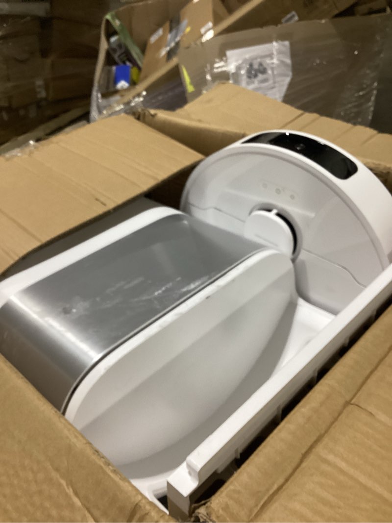 Condition photo showing As Is for dreame d30 ultra robot vacuum and mop, 25,000pa powerful suction, all-in-one base station with 100 days auto-empty, mopextend tech for edge cleaning, smart obstacle avoidance, white d30ultra-white
