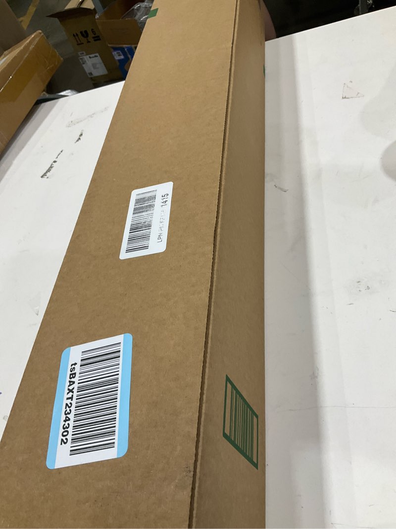 Condition photo showing Good Condition for LazBlinds Cordless Cellular Shades, No Tools No Drill Blackout Honeycomb Shades Pleated Blinds for Windows, 28.5'' W x 48'' H, Silver White Blackout-silver White 28 1/2'' W x 48'' H