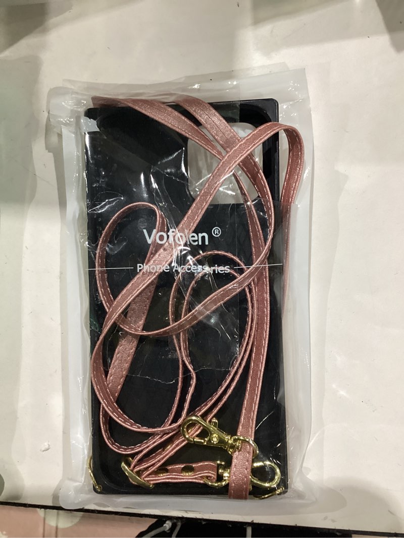 Condition photo showing Good Condition for vofolen for iphone 12 pro max case wallet with card holder rfid blocking crossbody adjustable strap magnetic clasp shockproof pu leather flip cover for iphone 12 pro max phone case for women-rose gold rose gold for iphone 12 pro max