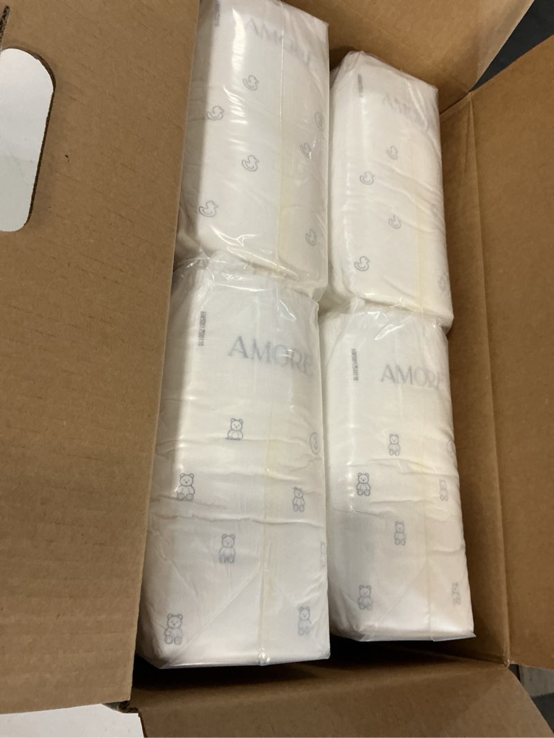 Condition photo showing New/Like New for pampers amore, size 3 (13-26 lbs), 116 count, our best diaper – hypoallergenic & fragrance free, up to 100% leakproof, soft as cashmere size 3 116