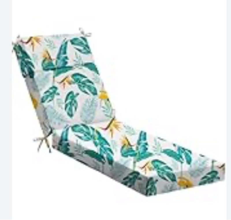 Uthem Outdoor Chaise Lounge Chair Cushion 75.1 x 22.8 x 4.7 Inches 100% Waterproof Replacement Cotto