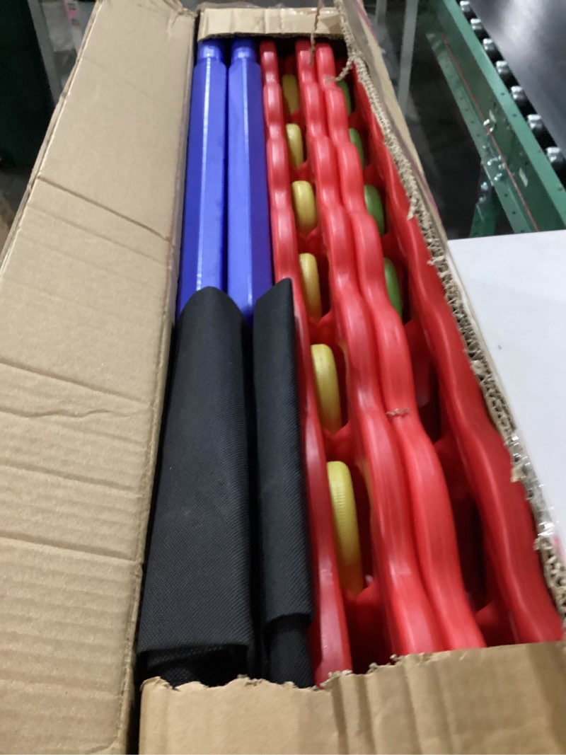 sdadi jumbo 4 in a row game, 4-to-score giant game set with adjustable height (2.5-3.5 ft) for kids 