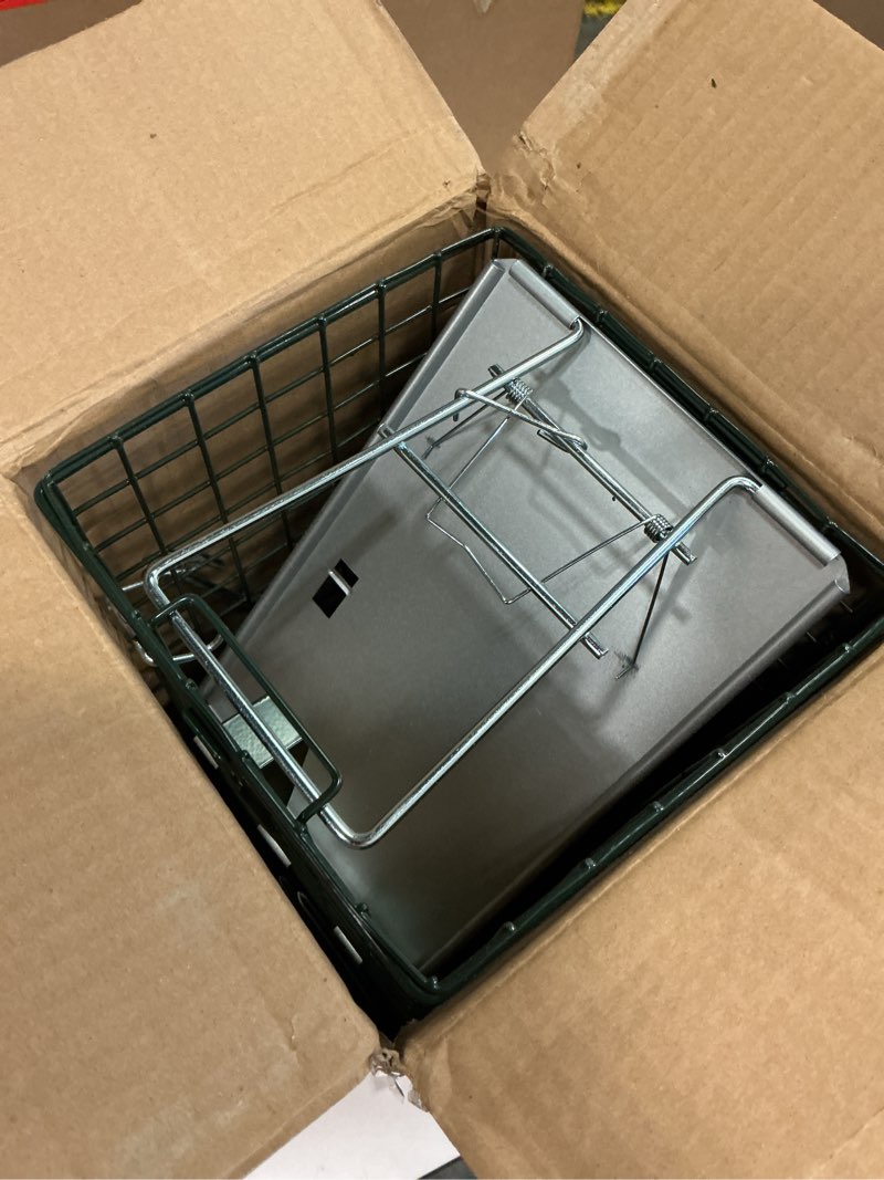 Condition photo showing Good Condition for homestead heavy duty live trap - professional style one-door live animal traps for rabbit, squirrel, possum, skunk, kitten, mink small 24 inch