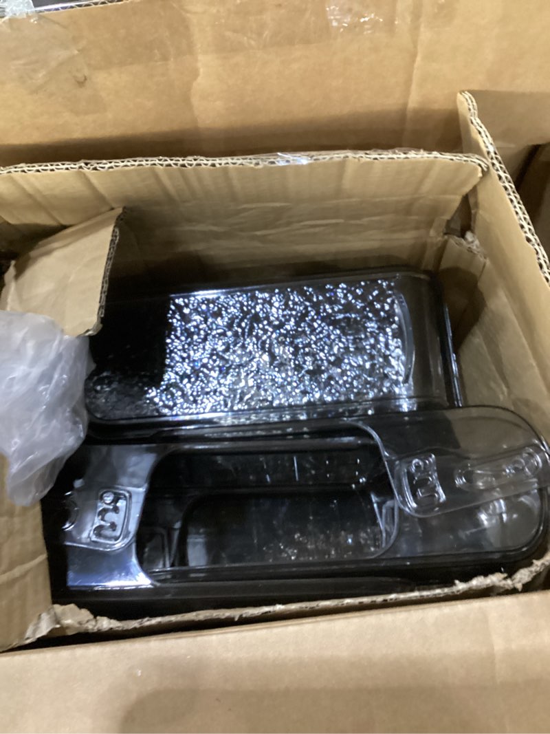 Condition photo showing New/Like New for Shoe Slots Organizer, 12 Pack 3 Levels Adjustable Shoe Slots Organizer Space Saving Double Layer Shoe Stackers Shoe Rack Holder Transparent Shoe Organizer Shoe Holder Transparent Gray 8 Pack