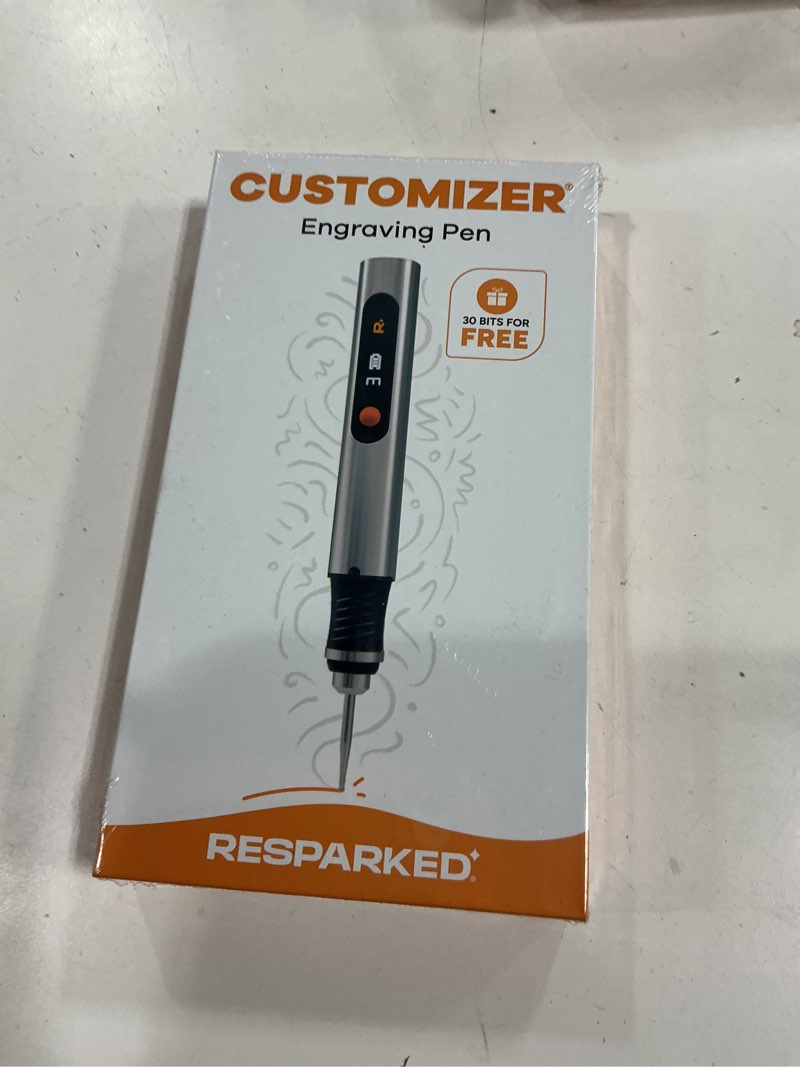 Condition photo showing New/Like New for Customizer Engraving Pen (Formerly Culiau): Ultimate Cordless Portable Tool for Artists & DIYers - Engrave 50+ Surfaces - Beginner Friendly - Rechargeable - Free 30 Bits & Mastery Guide