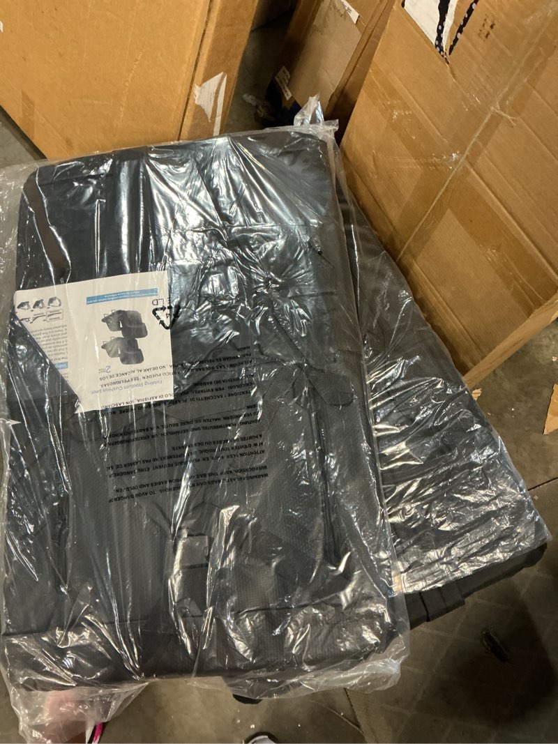 Condition photo showing New/Like New for yeyeeyyee stadium seats with back support 2 pack wide, exclusive bleacher chairs with back and cushion folding stadium chairs, 6 reclining positions waterproof bleacher seats (wide|22.5" black) wide|22.5"|2 pack black 2