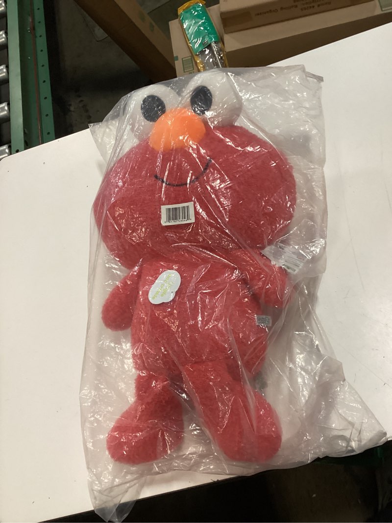Condition photo showing New/Like New for kids preferred elmo sesame street jumbo stuffed animal