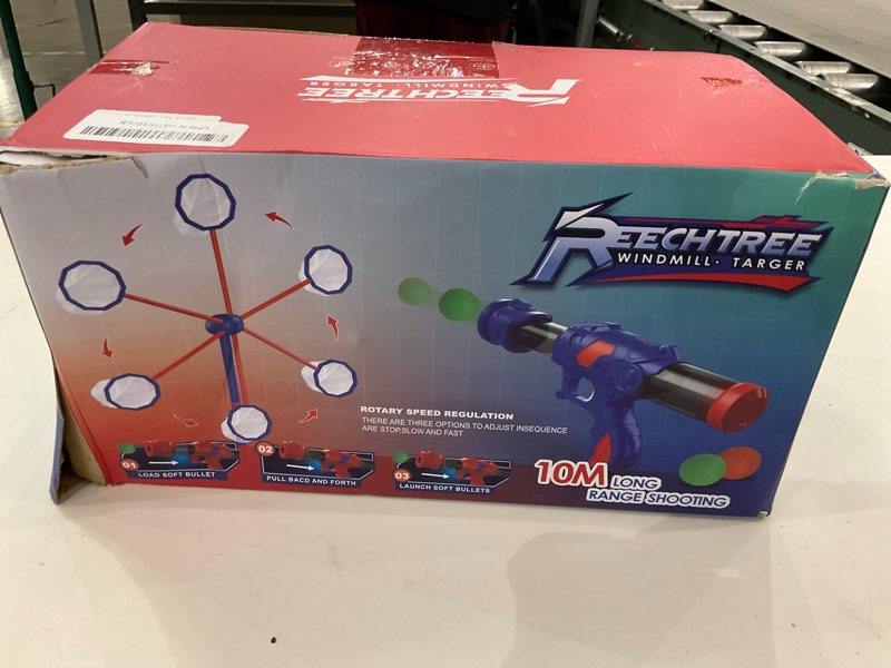 Shooting Games Toy for Kids 5 6 7 8 9 10+ Years Old with 2pk Air Guns & 56 Bullets - Rotating Target