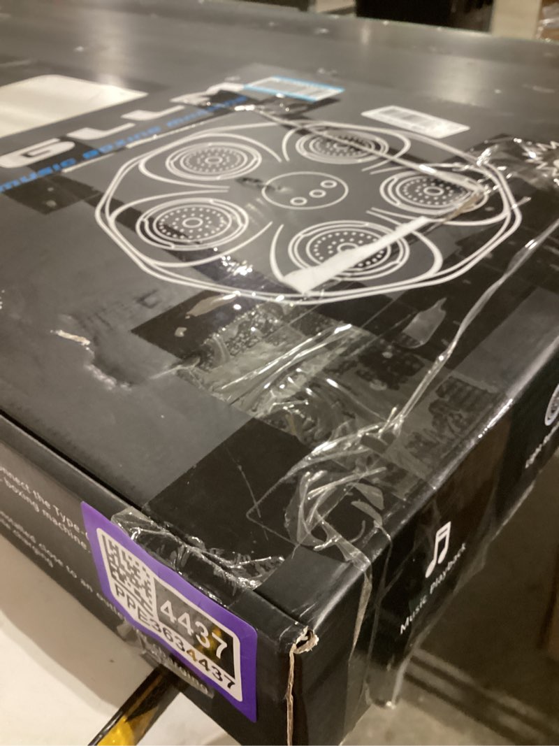 Condition photo showing New/Like New for Music Boxing Machine, Interactive Punching Trainer with Boxing Gloves, Large Size Wall Mounted Electronic Boxing Target for Adult Kids, 9 Modes & 9 Speeds