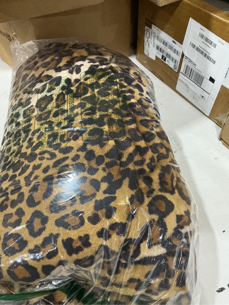 Condition photo showing Good Condition for bnuitland leopard print fleece flannel twin size blanket, super soft 300 gsm double sided for bed sofa couch travel, fuzzy fluffy cheetah print blanket for adults and kids, 60x80inch leopard brown (only blanket) queen (u.s. standard)