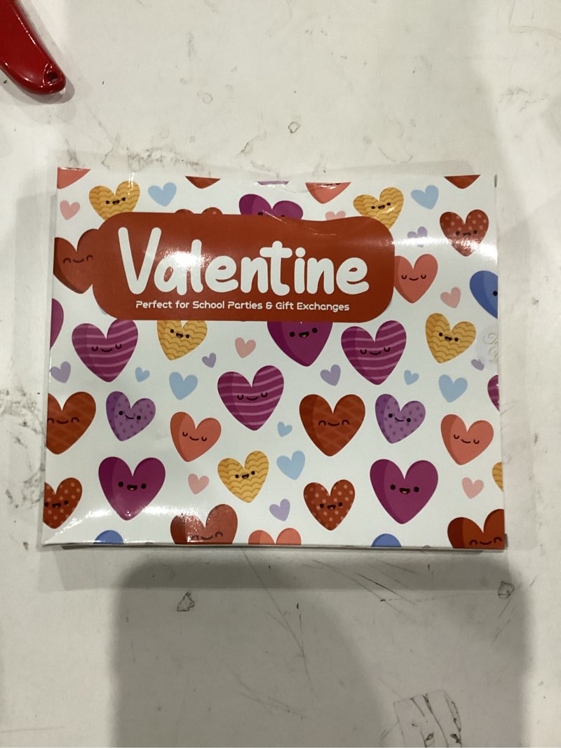 Condition photo showing New/Like New for Valentines Day Cards for Kids School, Dinosaur Designs of Valentine Cards with 24 Crads & 24 Dinosaur Figure Toys for Valentine's Day Kids Classroom Gifts Exchange Party Favors for Boys Girls Blue