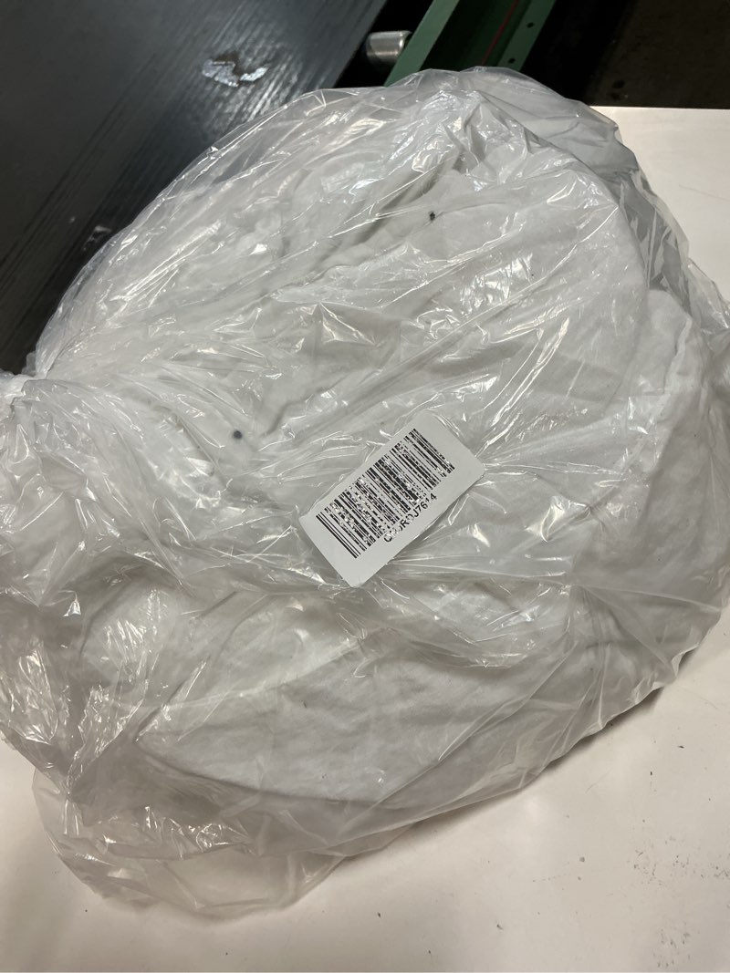 Condition photo showing New/Like New for european linen duvet cover set, king/cal king, white