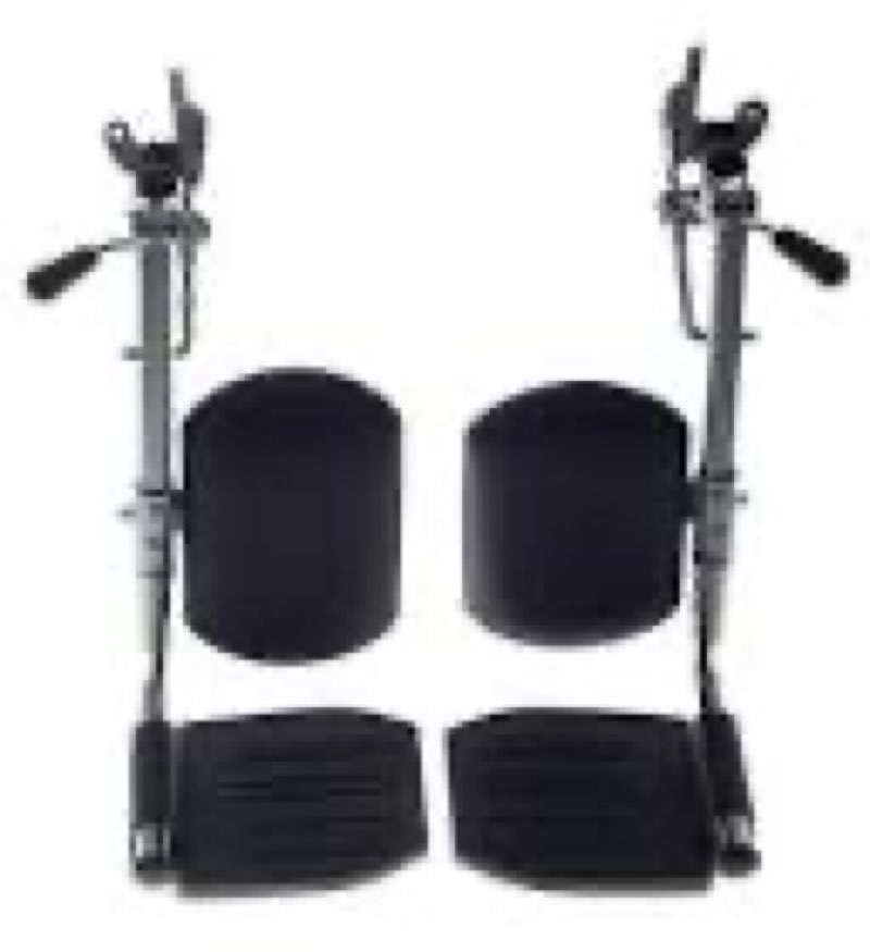 medline wheelchair leg rests