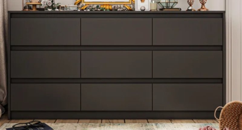 Nine Drawers Dresser For Your Bedroom
