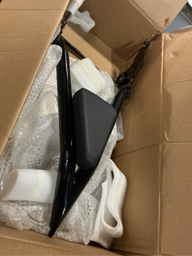Condition photo showing Good Condition for 28" sissy bar for harley davidson 2009-2024, one-piece passenger backrest detachable rear pad compatible for touring cvo street glide, road glide, road king, ultra limited, electra glide