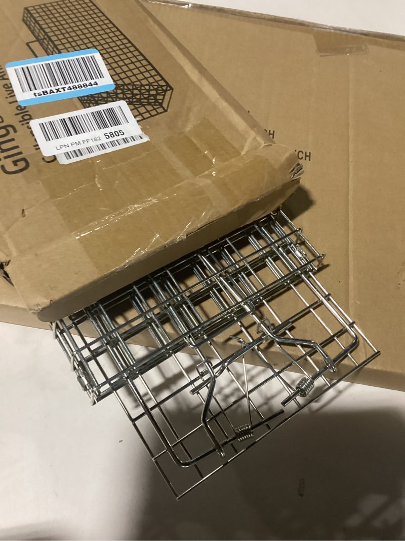 Condition photo showing Good Condition for Gingbau Squirrel Trap Foldable Heavy Duty Humane Live Animal Cage Trap (Not for Mouse) Medium