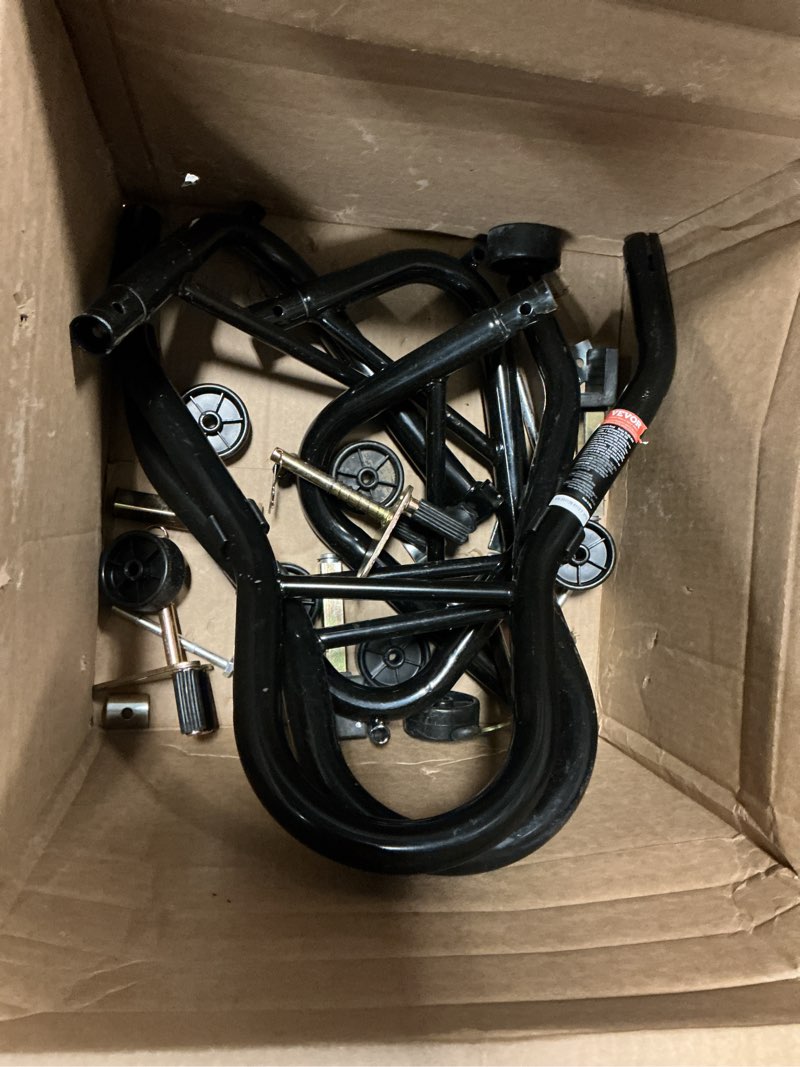 Condition photo showing As Is for vevor motorcycle front & rear stand lift 850 lbs spoolift paddock swingarm arm