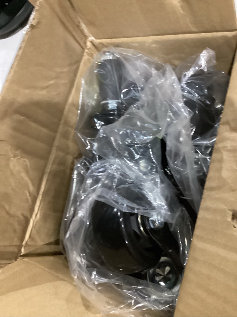 Condition photo showing Good Condition for 3 Inch Expanding Stem Casters, Set of 4, Heavy Duty Prep Table Caster Wheels Fit for 7/8" to 1-5/8"Tube Leg for Stainless Steel Table, Cart