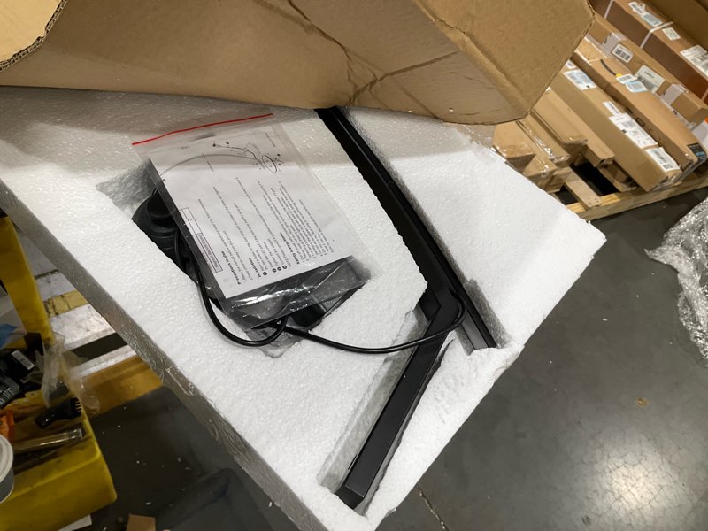 Condition photo showing Good Condition for Dimmable LED Lamps for Living Room with 3 Color Temperatures, Ultra Bright 2000LM Arc Floor Lamps, Modern Standing Tall Lamp with Remote Control Reading Floor Lamp for Bedroom Office Classroom Matte Black–67"–300" Ultra-Wide Coverage