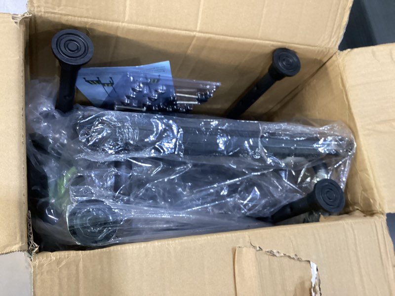 Condition photo showing As Is for 2 Step Stool with Handle for Elderly - Bed Steps for High Beds with Adjustable Handrail &Non-Slip Platform, Holds up to 450 lbs