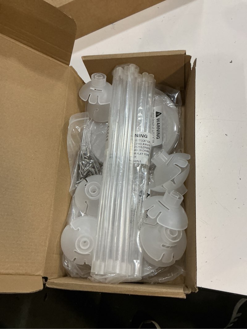 Condition photo showing Good Condition for hanna clear roberts acrylic balloon stands for centerpieces, 25.6 inch 10 pack balloon centerpiece stand for tables, balloon holder for wedding birthday party decorations (balloons not included)