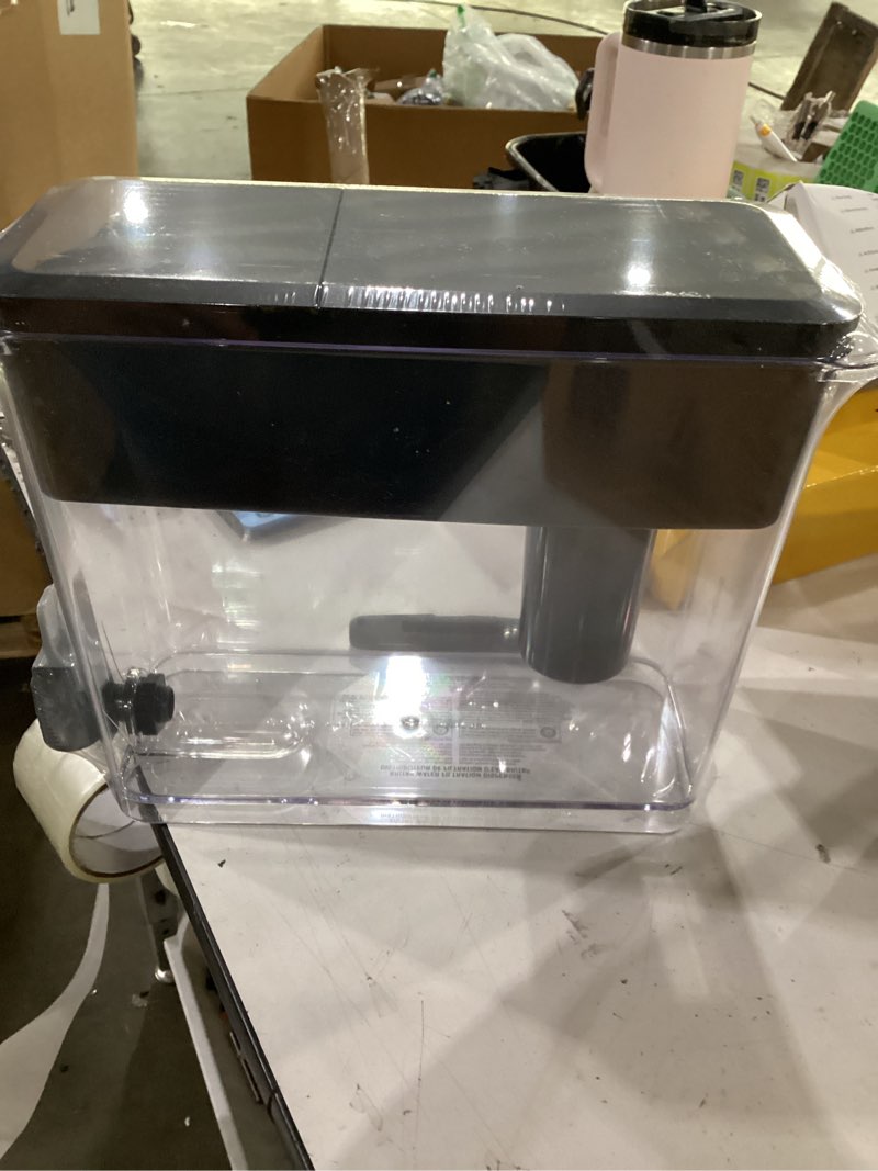 Condition photo showing Good Condition for brita extra-large 27-cup water dispenser with britaplus filter, wqa nsf/ansi certified, reduces 2x contaminants vs. standard, reduces chlorine, zinc, copper, mercury & more, 1 filter included, black plus black