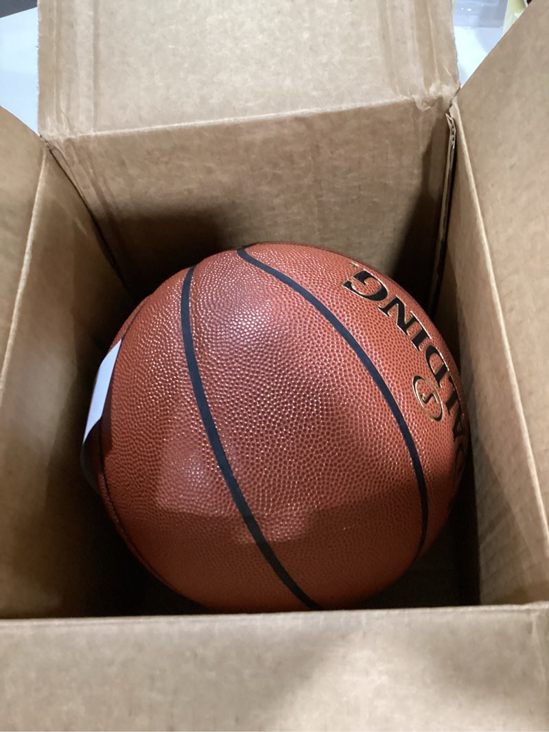 Condition photo showing New/Like New for spalding indoor outdoor basketballs | all surface composite cover basketball size 6, 28.5" zi/o excel tf - brown