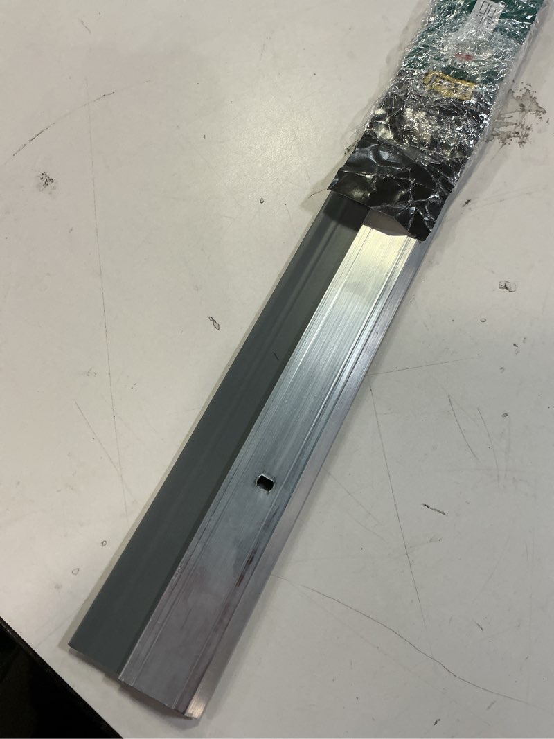 Condition photo showing Good Condition for m-d building products silver aluminum sweep for doors 36 in. l x 2.13 in.