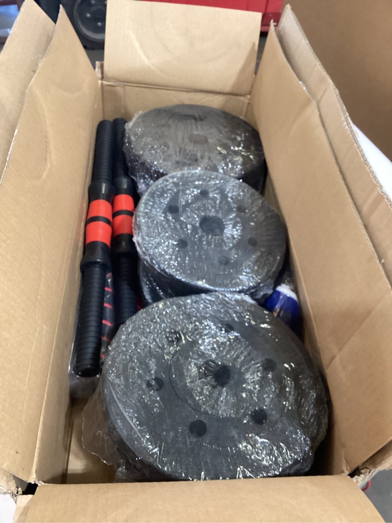 Condition photo showing Good Condition for weight dumbbell set adjustable dumbbells –premium dumbbell barbell combo for fitness – weight set for lifting at home – muscle building comfortable grip design-easy to use-perfect for gym,lifting