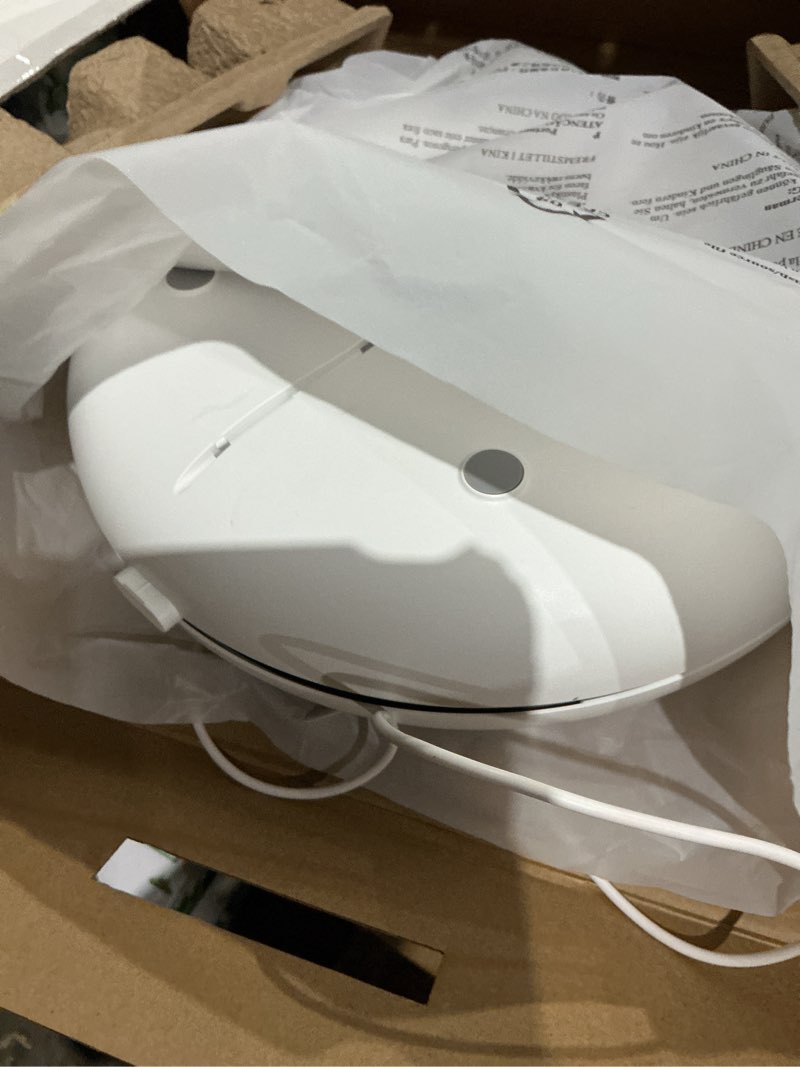 Condition photo showing As Is for ipettie donut frost 6 meal cordless automatic pet feeder, dry & wet food automatic cat feeder with two ice packs, rechargeable massive battery, programmable timer, holds 6 x ½ lb. of food