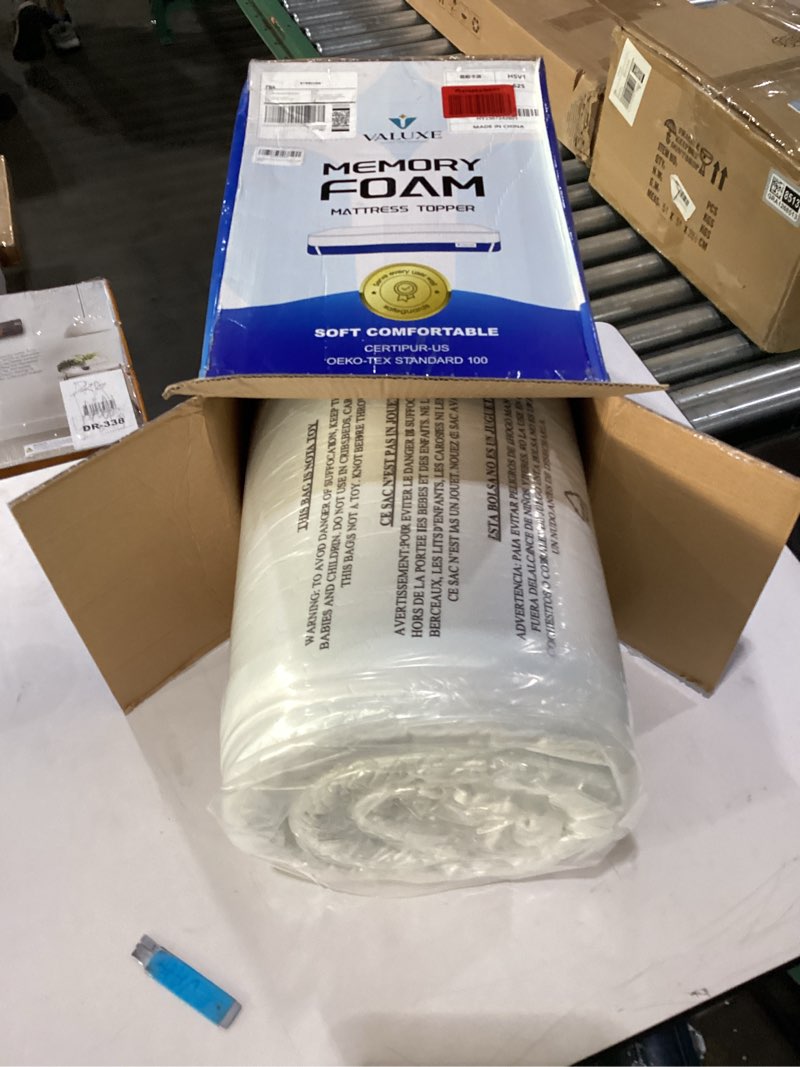 3 Inch Gel Memory Foam Mattress Topper Full Size High Density Cooling Pad Pressure Relief Bed Topper (with Removable & Washable Bamboo Cover) Full 3 Inch White