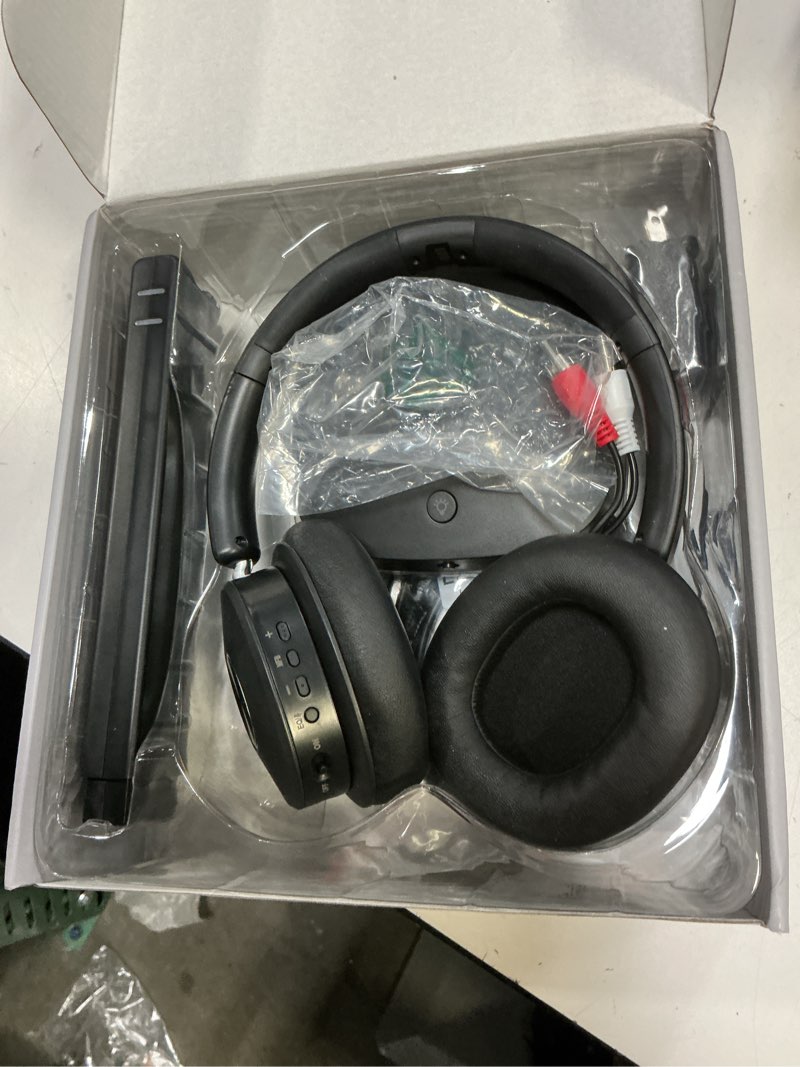 Condition photo showing Good Condition for wireless headphones for tv watching, tv headphones wireless for seniors with transmitter charging base, over ear headset with 3 audio modes, no audio delay blutooth 5.4, gifts for parents/elderly black