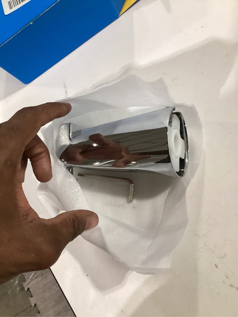 Condition photo showing Good Condition for slip fit tub spout with pull-up diverter for 1/2 inch copper tube, chrome polished chrome