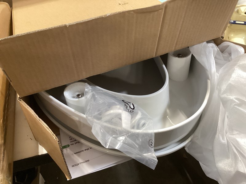 Condition photo showing Good Condition for samodra raised toilet seat riser, white, 3 inch high elevated toilet seat for seniors, soft close, easy install & clean (elongated)