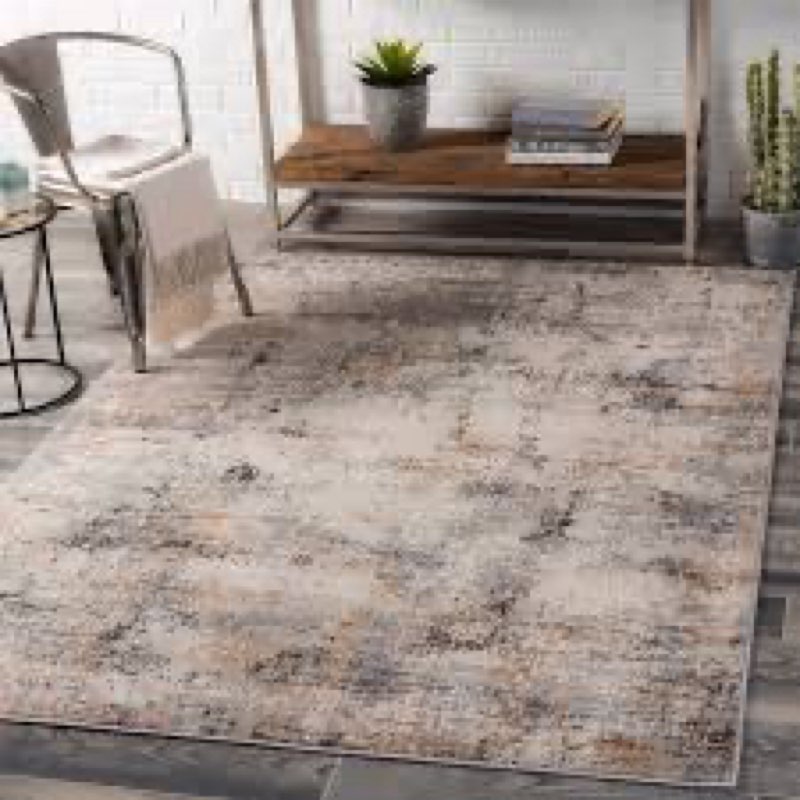 (Similar ) Aymes Area Rug with Non- Slip Backing 