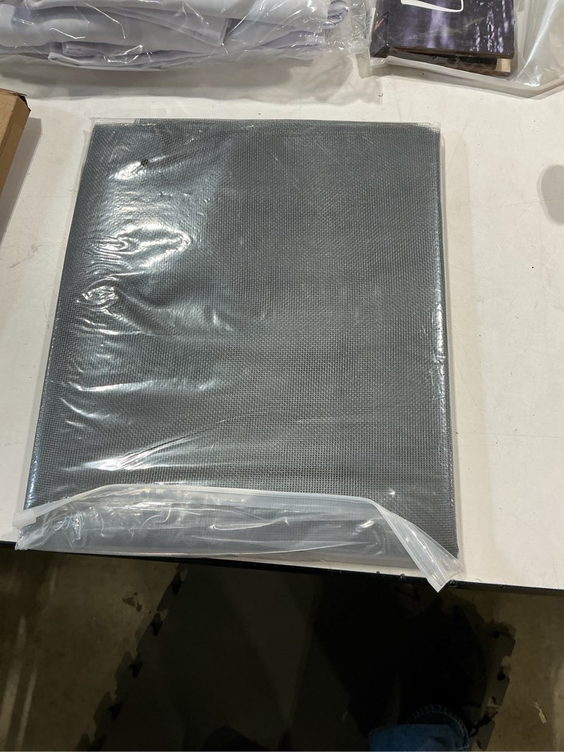 Condition photo showing Good Condition for tooltriz windows screen and screen door replacement, 48"x118" durable fiberglass screen mesh - screen & sliding screen door repair for patio & window 48" x 118" charcoal/black
